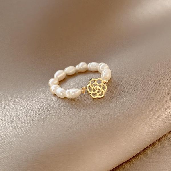 cluster rings elegant simple natural freshwater pearl index finger vegetarian for woman 2021 fashion jewelry party gift lady ring, Golden;silver
cluster rings elegant simple natural freshwater pearl index finger vegetarian for woman 2021 fashion jewelry party gift lady ring, Golden;silver