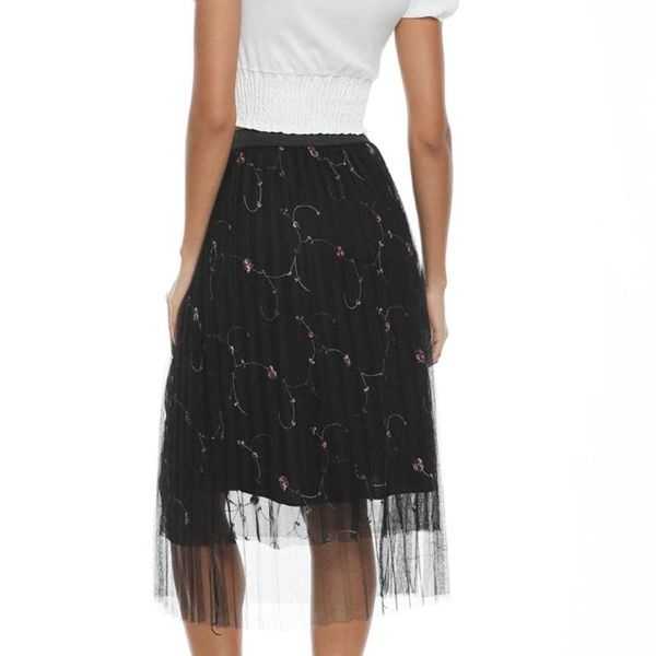 skirts women streetwear elegance fashion gauze all match leisure time irregular flower linked mesh skirt vestidos, Black
skirts women streetwear elegance fashion gauze all match leisure time irregular flower linked mesh skirt vestidos, Black