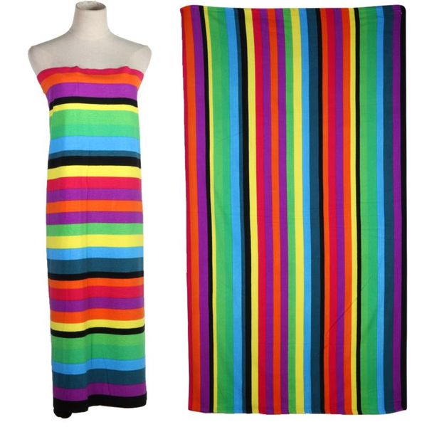 other bath & toilet supplies micro fiber colorful striped beach towel blanket wrap women bathing towels wearable set
other bath & toilet supplies micro fiber colorful striped beach towel blanket wrap women bathing towels wearable set