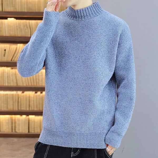 men's sweaters 2021 winter warm turtleneck sweater korean streetwear fashion pullovers casual male clothing, White;black
men's sweaters 2021 winter warm turtleneck sweater korean streetwear fashion pullovers casual male clothing, White;black