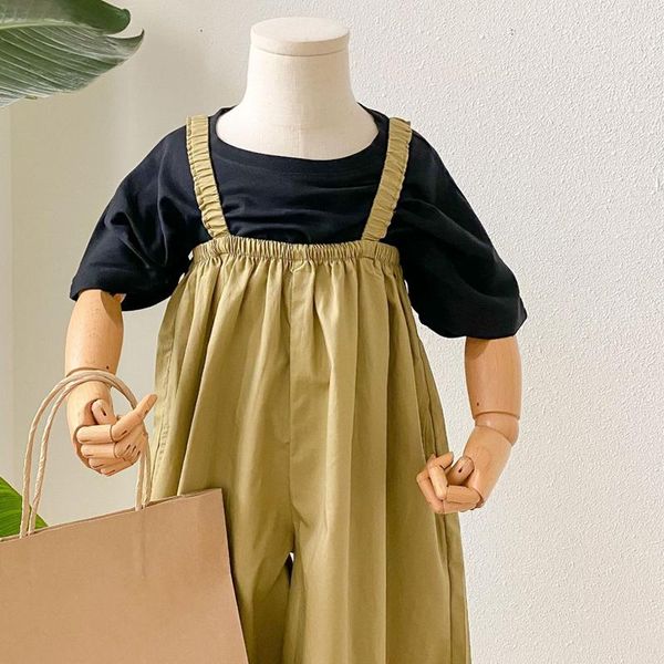 jumpsuits children overall summer girls korean version suspenders wide-leg casual loose trousers kids clothes bell bottoms, Blue
jumpsuits children overall summer girls korean version suspenders wide-leg casual loose trousers kids clothes bell bottoms, Blue