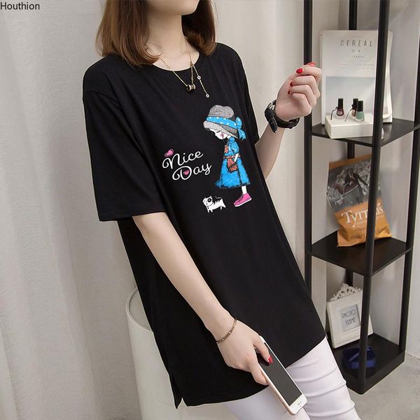 houthion women's t-shirt cartoon print short sleeve o-collar tees fashion casual plus size t shirt summer korean cotton, White
houthion women's t-shirt cartoon print short sleeve o-collar tees fashion casual plus size t shirt summer korean cotton, White