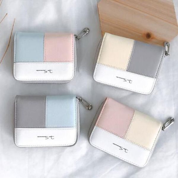 wallets short wallet women's coin purse versatile mixed colors girl's fashion small western style korean-style bags, Red;black
wallets short wallet women's coin purse versatile mixed colors girl's fashion small western style korean-style bags, Red;black
