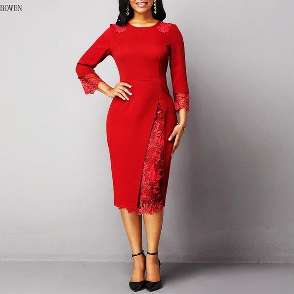 casual dresses patchwork lace dress women 2021 summer autumn plus size slim office bodycon vintage elegant long party, Black;gray
casual dresses patchwork lace dress women 2021 summer autumn plus size slim office bodycon vintage elegant long party, Black;gray