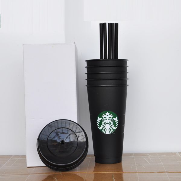 starbucks 24oz/710ml plastic tumbler reusable black drinking flat bottom cup pillar shape lid straw mug tumblers dhl
starbucks 24oz/710ml plastic tumbler reusable black drinking flat bottom cup pillar shape lid straw mug tumblers dhl