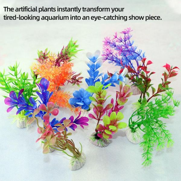 decorations 10 pcs artificial plants plastic faker aquarium accessories fish supplies
decorations 10 pcs artificial plants plastic faker aquarium accessories fish supplies
