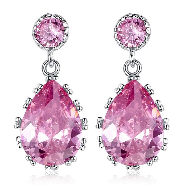 blue sapphire gemstones &pink crystal dangle drop earrings for women white gold color diamonds pendientes party jewelry fashion, Golden
blue sapphire gemstones &pink crystal dangle drop earrings for women white gold color diamonds pendientes party jewelry fashion, Golden