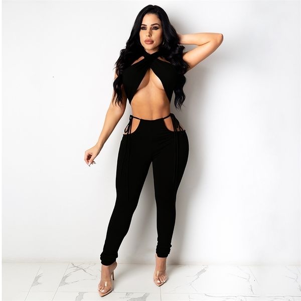 women's leggings backless lace up solid two piece set women crop +hollow waist trousers party clubwear female matching outfits, Black
women's leggings backless lace up solid two piece set women crop +hollow waist trousers party clubwear female matching outfits, Black