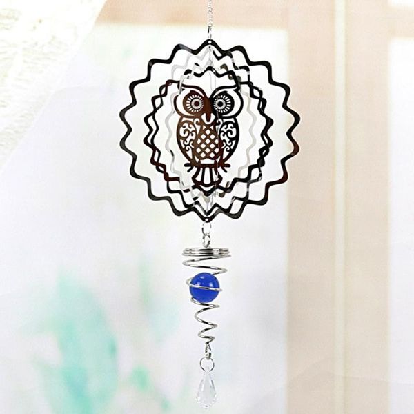 decorative objects & figurines 3d metal rotating wind chime stainless steel christmas pendant wall hanging spinner spiral chimes window home
decorative objects & figurines 3d metal rotating wind chime stainless steel christmas pendant wall hanging spinner spiral chimes window home