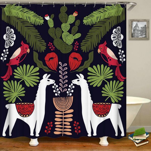 shower curtains cartoon cute alpaca bathroom curtain with 12 hooks waterproof polyester fabric 180*200cm bathing
shower curtains cartoon cute alpaca bathroom curtain with 12 hooks waterproof polyester fabric 180*200cm bathing