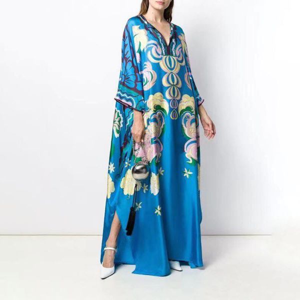dress printing on the size elegant round collar autumn tide 2021 walk length dressed in elastic silk mesh, Black;gray
dress printing on the size elegant round collar autumn tide 2021 walk length dressed in elastic silk mesh, Black;gray