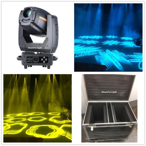 effects ( case) 10lot professional dmx 300w led moving head spot stage lyre gobo movinghead lamp light