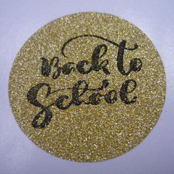 gift wrap back to school light gold glitter classic round sticker with customized texts or logo
gift wrap back to school light gold glitter classic round sticker with customized texts or logo