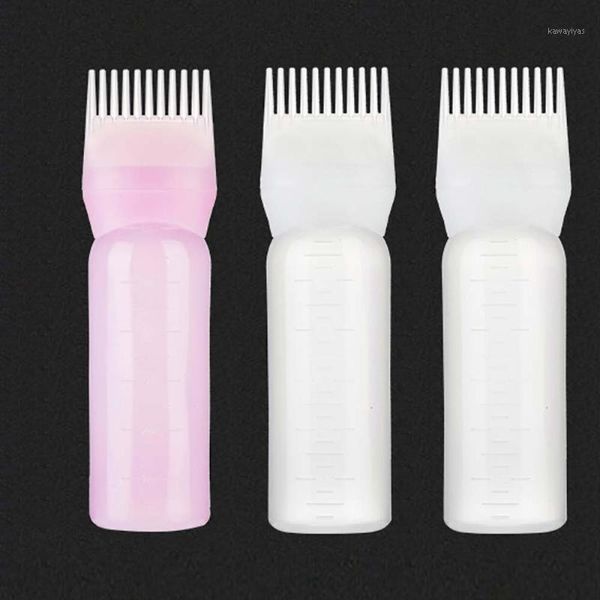 bottle empty hair dye applicator bottles with graduated brush salon coloring dyeing styling tool brushes1, Silver 
bottle empty hair dye applicator bottles with graduated brush salon coloring dyeing styling tool brushes1, Silver