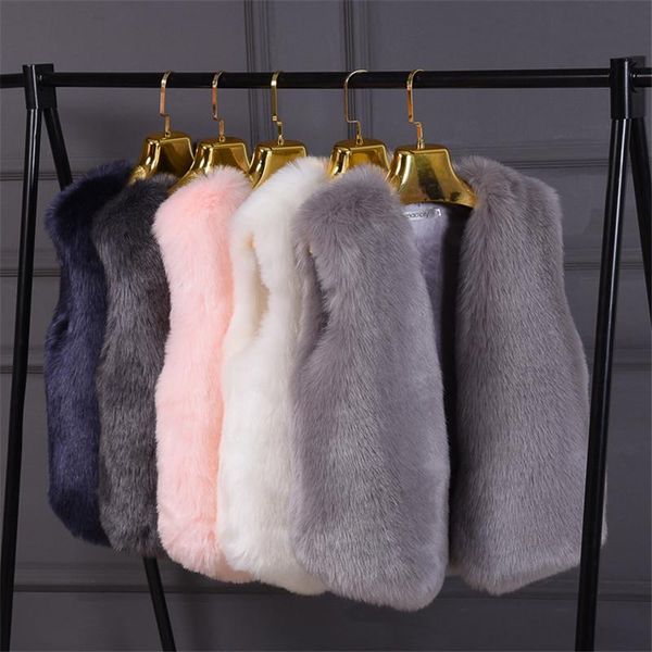 women's fur & faux 2021 winter women vest coat autumn fashion warmth jackets elegant ladies fall fluffy gilet jacket solid streetwear, Black
women's fur & faux 2021 winter women vest coat autumn fashion warmth jackets elegant ladies fall fluffy gilet jacket solid streetwear, Black