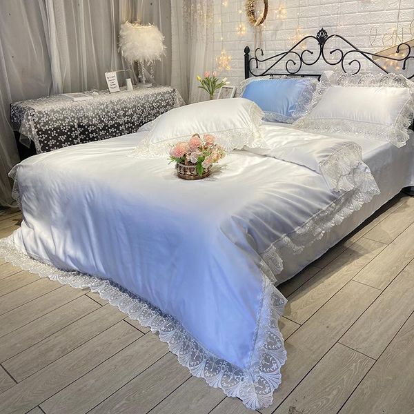 bedding sets michiko simple luxury set four piece washed silk princess dream series
bedding sets michiko simple luxury set four piece washed silk princess dream series