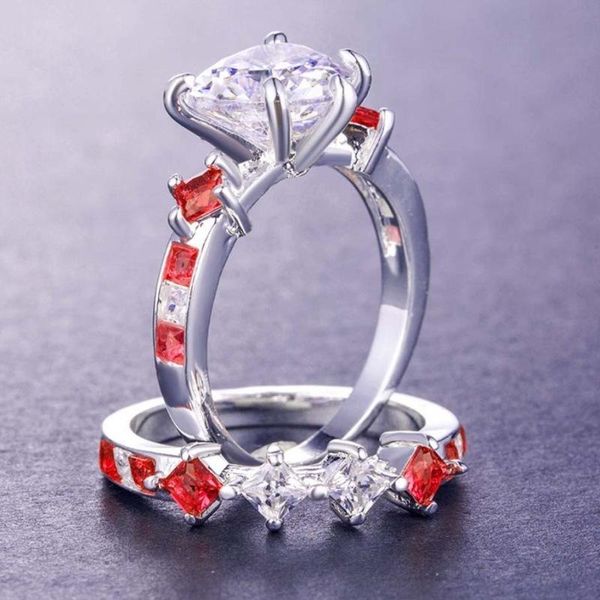 wedding rings fashion jewelry lovers women's zircon heart ring sets men's stainless steel band engagement couple, Slivery;golden
wedding rings fashion jewelry lovers women's zircon heart ring sets men's stainless steel band engagement couple, Slivery;golden