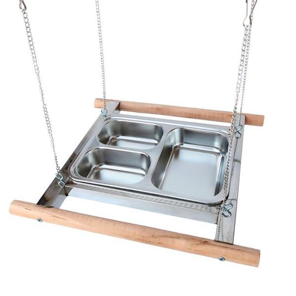 hanging stainless steel bird feeder cup parrot cage water bowl feeding dish other supplies
hanging stainless steel bird feeder cup parrot cage water bowl feeding dish other supplies