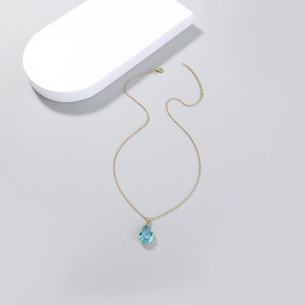 chains cut face water drop crystal zircon pendant necklaces for women all-match clavicle chain necklace simple jewelry, Silver
chains cut face water drop crystal zircon pendant necklaces for women all-match clavicle chain necklace simple jewelry, Silver
