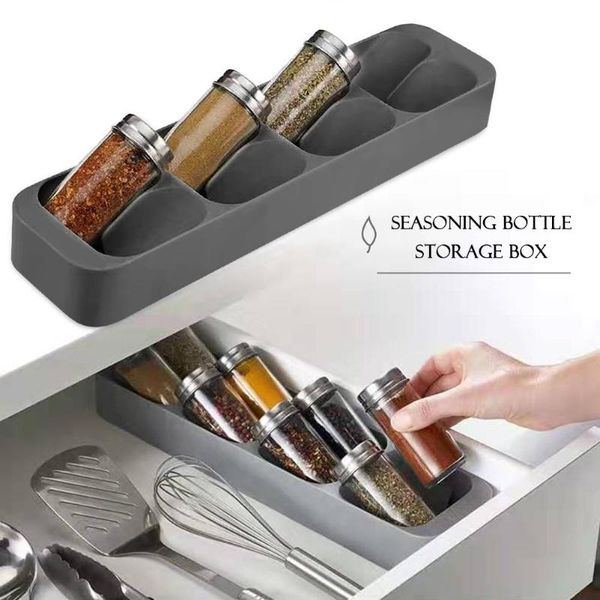 hooks & rails durable eight slots drawer condiment seasoning bottle box kitchen storage rack 8 grid crucible organizer tank
hooks & rails durable eight slots drawer condiment seasoning bottle box kitchen storage rack 8 grid crucible organizer tank