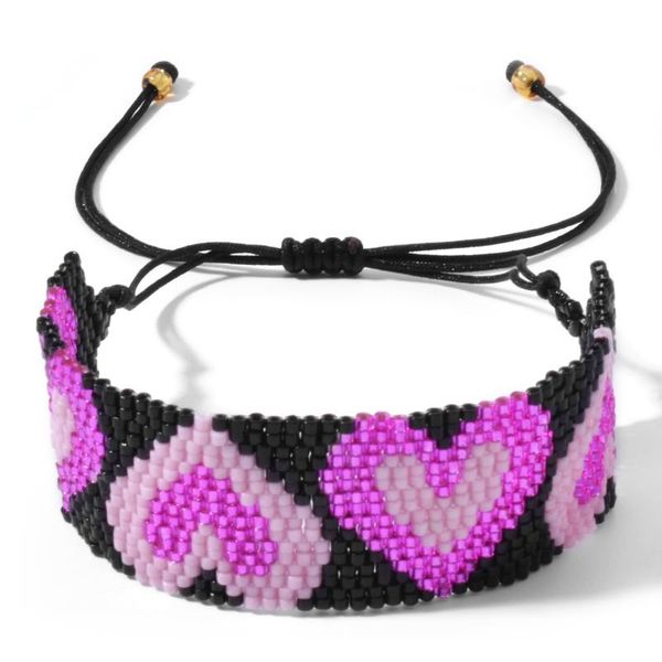 charm bracelets yaukia miyuki beads bohemian purple heart-shape handmade woven adjustable bijoux exquisite jewelry 2021 arrival, Golden;silver
charm bracelets yaukia miyuki beads bohemian purple heart-shape handmade woven adjustable bijoux exquisite jewelry 2021 arrival, Golden;silver