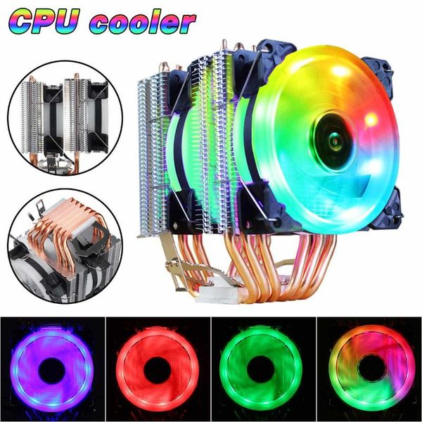 dual fans cpu cooler 6heatpipes rgb cooling fan radiator 4pin computer air for 775 amd 1150 1151 1155 1156 1366 & coolings
dual fans cpu cooler 6heatpipes rgb cooling fan radiator 4pin computer air for 775 amd 1150 1151 1155 1156 1366 & coolings