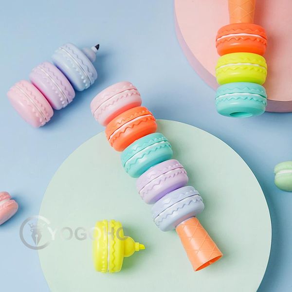highlighters 6pcs/lot lovely macaron highlighter pen set fluorescent color marker liner pens for drawing paint art kid gift school supplies, Black;red
highlighters 6pcs/lot lovely macaron highlighter pen set fluorescent color marker liner pens for drawing paint art kid gift school supplies, Black;red