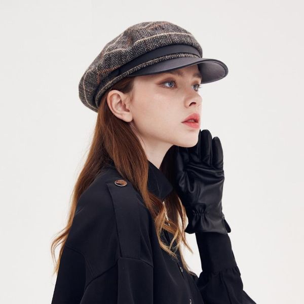 berets fashion women military hat autumn winter sailor hats ladies beret caps flat captain cap travel wool sboy, Blue;gray
berets fashion women military hat autumn winter sailor hats ladies beret caps flat captain cap travel wool sboy, Blue;gray