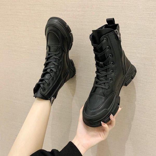 boots women motorcycle wedges flat shoes woman high heel platform pu leather lace up black girls
boots women motorcycle wedges flat shoes woman high heel platform pu leather lace up black girls