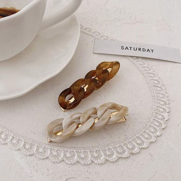 new handmade chain hair clips gold color long barrettes for women girls korean fashion hairpin hair accessories gifts, Black;brown
new handmade chain hair clips gold color long barrettes for women girls korean fashion hairpin hair accessories gifts, Black;brown