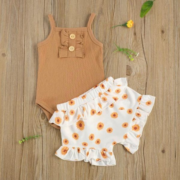 pudcoco born baby girl clothes fresh solid color suspender romper daisy printed short pants 2pcs outfits clothing sets, White
pudcoco born baby girl clothes fresh solid color suspender romper daisy printed short pants 2pcs outfits clothing sets, White
