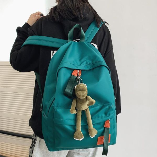 teenagers large capacity backpack han edition japanese boy girl simple style schoolbag nylon waterproof travel bag
teenagers large capacity backpack han edition japanese boy girl simple style schoolbag nylon waterproof travel bag