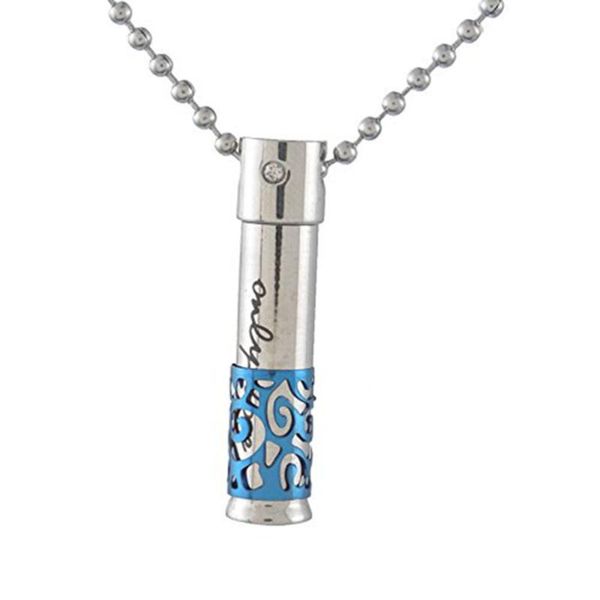 pendant necklaces waterproof cremation jewelry "only love" keepsake memorial urn necklace (blue), Silver
pendant necklaces waterproof cremation jewelry "only love" keepsake memorial urn necklace (blue), Silver