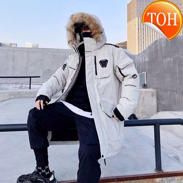 jacket 2021 men's winter down fashion warm thick hooded puffer cargo white duck parkas coats solid windproof couple, Black
jacket 2021 men's winter down fashion warm thick hooded puffer cargo white duck parkas coats solid windproof couple, Black