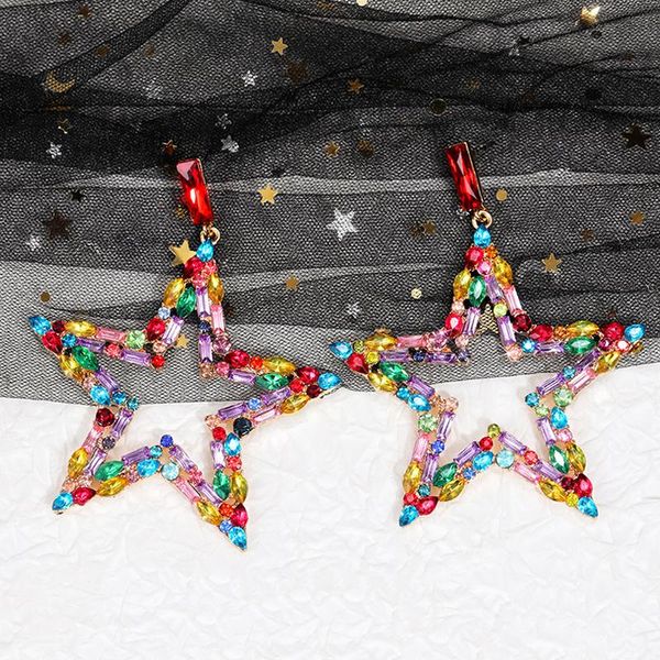 huitan brilliant star earrings women versatile accessories delicate female daily wear dance party dangle earring drop & chandelier, Silver
huitan brilliant star earrings women versatile accessories delicate female daily wear dance party dangle earring drop & chandelier, Silver