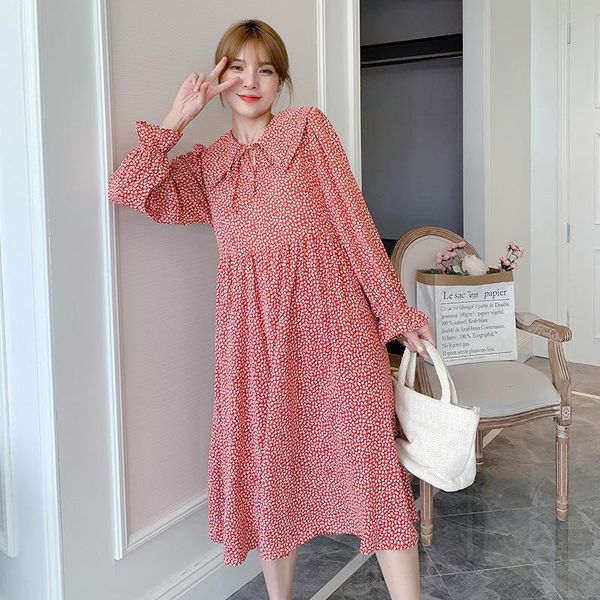 maternity dresses fashion korean party dress spring autumn sweet floral chiffon clothes for pregnant women pregnancy, White
maternity dresses fashion korean party dress spring autumn sweet floral chiffon clothes for pregnant women pregnancy, White