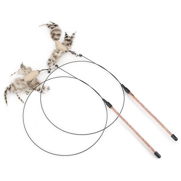small animal supplies funny kitten cat teaser wand rod bird feather wire bell chaser stick interactive play pet toys gift
small animal supplies funny kitten cat teaser wand rod bird feather wire bell chaser stick interactive play pet toys gift