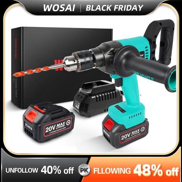 professiona electric drills wosai mt-series 20v brushless drill 130nm cordless screwdriver 1/2" metal auto-locking chuck ice fishing
professiona electric drills wosai mt-series 20v brushless drill 130nm cordless screwdriver 1/2" metal auto-locking chuck ice fishing