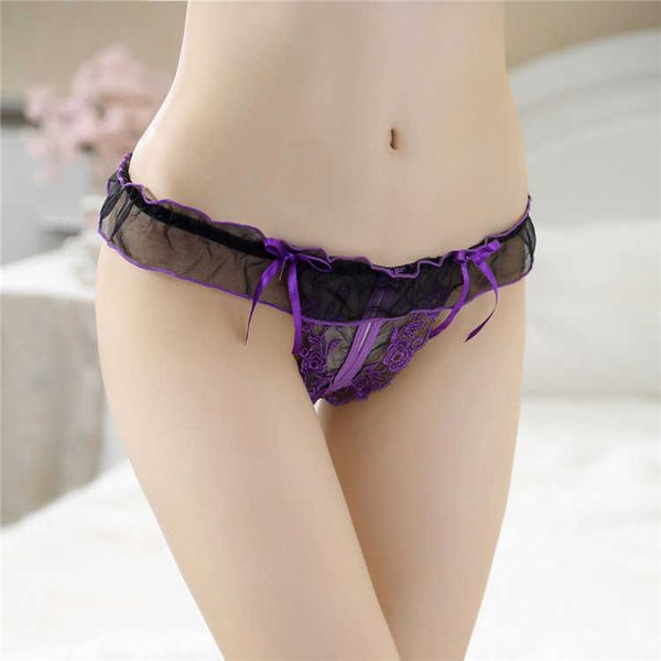 briefs panties lace rose ee open crotch c pants t transparent women's fun tshaped d054, Black;white
briefs panties lace rose ee open crotch c pants t transparent women's fun tshaped d054, Black;white