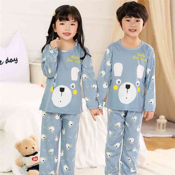 cartoon children long sleeve pajamas boy girl spring summer sleepwear baby nightwear suit child clothes kids lovely pyjamas set 210915, Blue;red
cartoon children long sleeve pajamas boy girl spring summer sleepwear baby nightwear suit child clothes kids lovely pyjamas set 210915, Blue;red