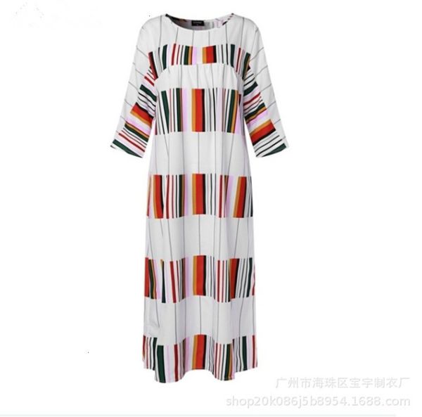 dresses spring large casual women's big sister striped print long dress, Black;gray
dresses spring large casual women's big sister striped print long dress, Black;gray