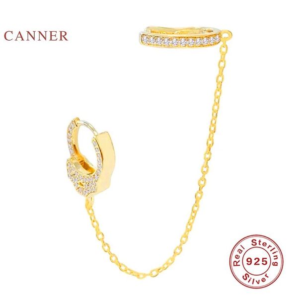 hoop & huggie canner 1pc real 925 sterling silver earrings for women girl boho tassel chain hoops zircon diamond jewelry pendientes, Golden;silver
hoop & huggie canner 1pc real 925 sterling silver earrings for women girl boho tassel chain hoops zircon diamond jewelry pendientes, Golden;silver