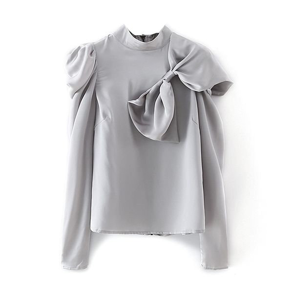 blsqr puff sleeve blouse women spring bow design back zipper shirts office work striped vintage 210430, White
blsqr puff sleeve blouse women spring bow design back zipper shirts office work striped vintage 210430, White