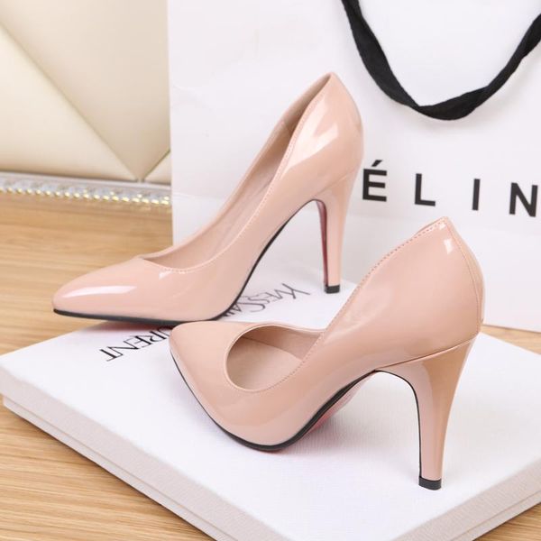 dress shoes european and american fashion high heels temperament elegant womens shallow mouth single thin wild pumps, Black
dress shoes european and american fashion high heels temperament elegant womens shallow mouth single thin wild pumps, Black