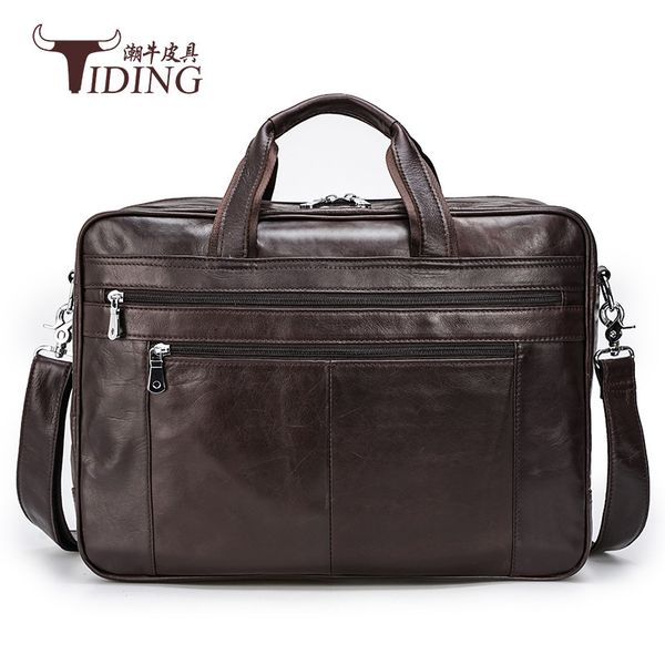 leather tiding men's portable briefcase 17 inch computer bag oil wax single shoulder msenger bag
leather tiding men's portable briefcase 17 inch computer bag oil wax single shoulder msenger bag