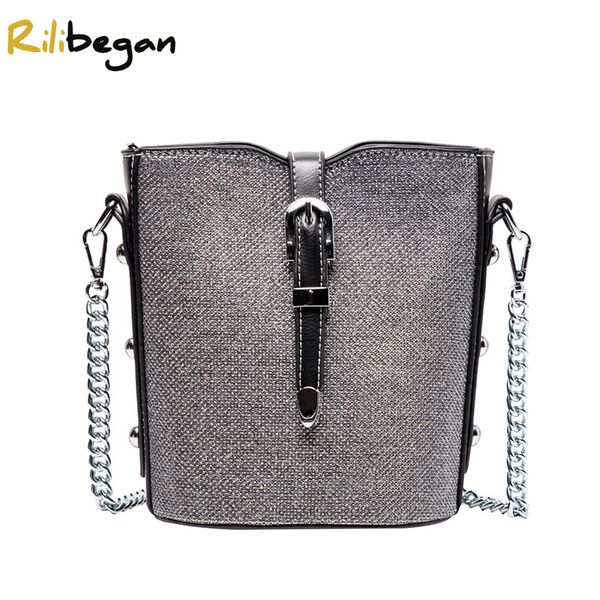 women casual bucket style sequined small hasp fashion chains handle shoulder crossbody bags
women casual bucket style sequined small hasp fashion chains handle shoulder crossbody bags