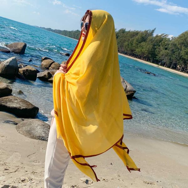 2021 spring sunscreen women's cotton linen stripe fashion air conditioning scarf bib shawl, Blue;gray
2021 spring sunscreen women's cotton linen stripe fashion air conditioning scarf bib shawl, Blue;gray