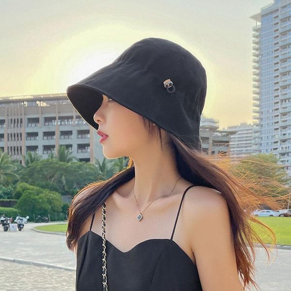 wide brim hats black bucket hat women's summer sun autumn cotton fisherman foldable chapeau femme spring cap e casual, Blue;gray
wide brim hats black bucket hat women's summer sun autumn cotton fisherman foldable chapeau femme spring cap e casual, Blue;gray