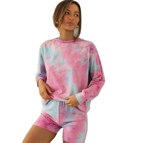 women's tracksuits spring and autumn ladies sets fashion printing gradient loose casual long-sleeved t-shirt + shorts women two-piece s, Gray
women's tracksuits spring and autumn ladies sets fashion printing gradient loose casual long-sleeved t-shirt + shorts women two-piece s, Gray