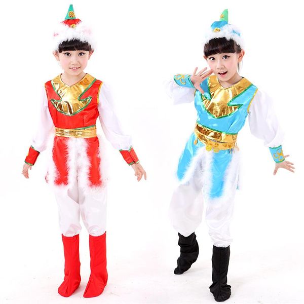 kids costume mongolian stage performance clothing boys/girl dance minority folk apparel wear, Black;red
kids costume mongolian stage performance clothing boys/girl dance minority folk apparel wear, Black;red